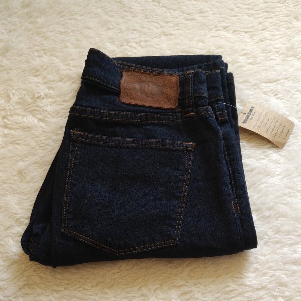 Lauren Ralph Lauren Dark Blue Straight Leg Jeans